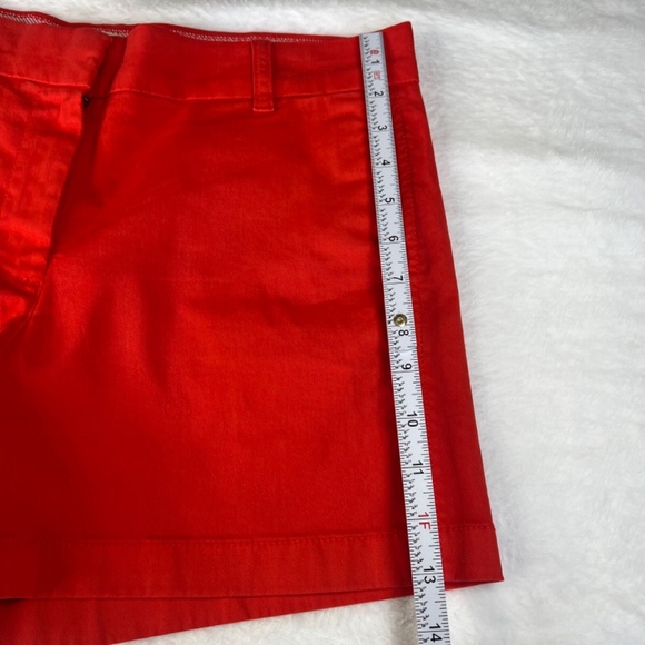 J.Crew 4" Stretch Chino Short Size 10 Belvedere Red Color - Picture 2 of 14